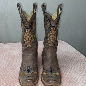 Corral Taupe Western Embroidered Women's Boots